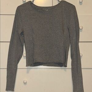 Charcoal Long Sleeve Women's Top